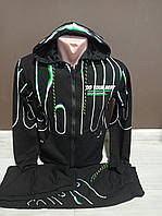 Спортивний костюм для хлопчика Grace Манга інший світ 9-18 років Бавовняний спортивний костюм із принтом