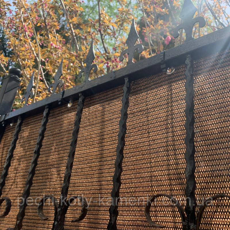 Сітка для затінення 110 г/м2 коричнева, ширина 1,5м “AГРОС”