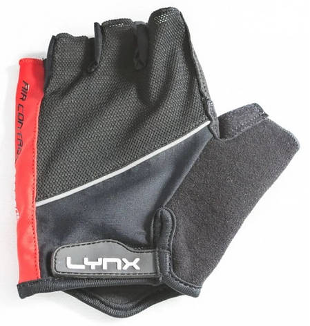 Велорукавички LYNX Pro BLACK/RED XS, фото 1