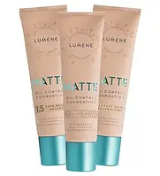 Матирующая тональная основа Lumene Matte Oil-control Foundation тон 1