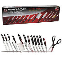 Набор ножей кухонных универсальных острых ножей для дома Miracle Blade World Class (Мирэкл Блэйд) RSA_351