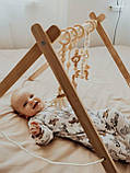 Дитячий підлоговий мобіль тренажер Монтессорі Baby Gym Оленятко, фото 9