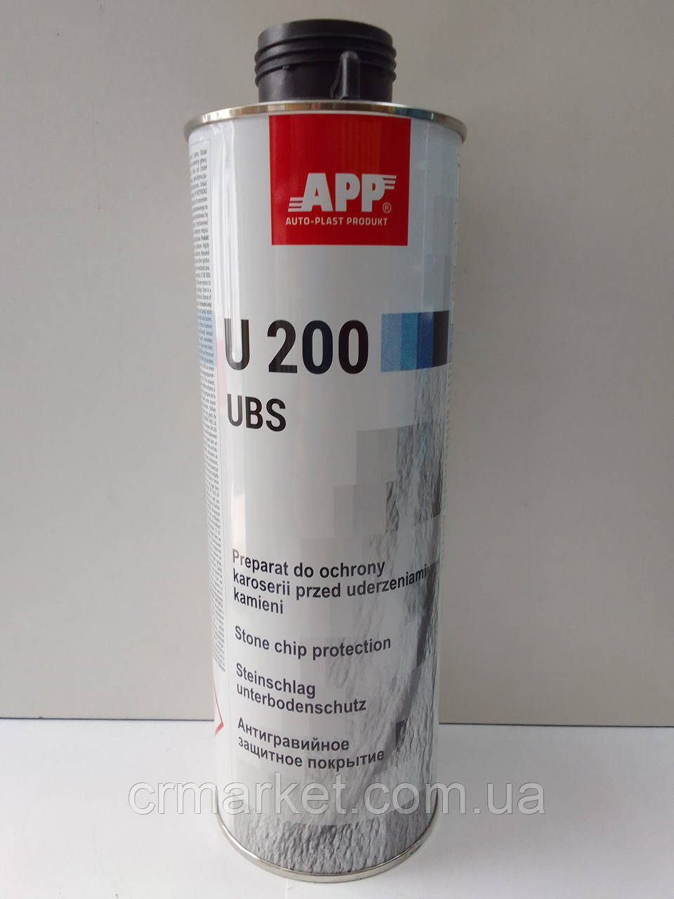 Засіб для захисту кузова від зовнішніх впливів чорний (1л) - APP U200 UBS, фото 1