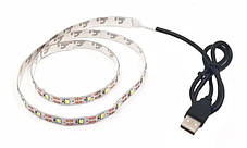 Светодиодная лента USB, AQUAXER LED, SMD 3528, 4000-4500К (нейтральный белый) 1 метр., фото 2