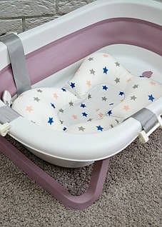 Ванна дитяча складна з матрациком El Camino Plus ME 1151, Lilac