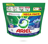 Капсули для прання Ariel Pods All in 1 Гірське джерело 63 шт