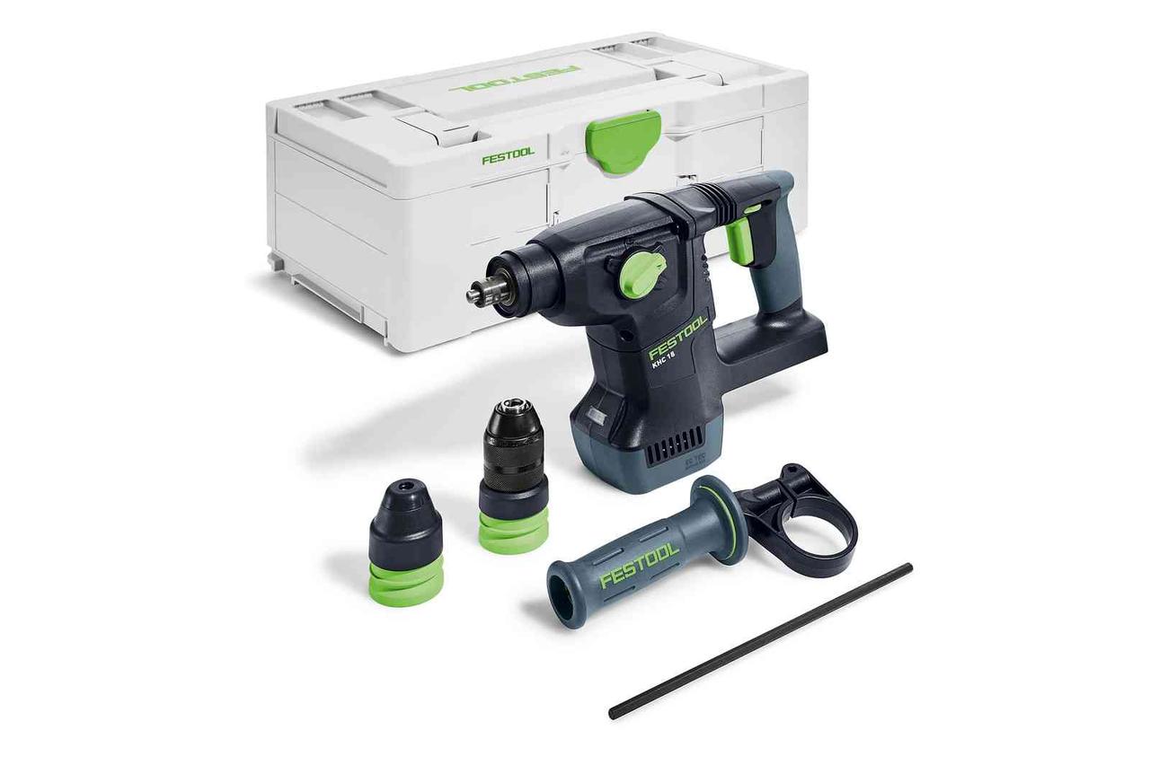 Акумуляторний комбінований перфоратор Festool KHC 18 EB-Basic, фото 1