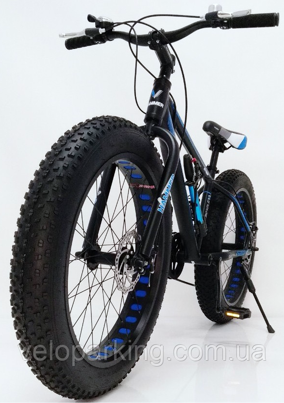 Підлітковий алюмінієвий фетбайк 24/4.0 Mbike Hamster велосипед позашляховик (Fatbike)