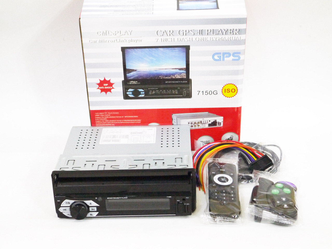 Магнітола автомобільна автомагнітола в машину 1din 7150G з GPS + USB + Bluetooth (БЕЗ КАРТ) RSA_3354 - фото 3 - id-p2139856247