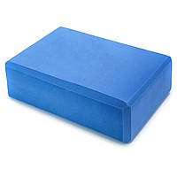 Блок для йоги Zelart FI-5951 цвет синий kl