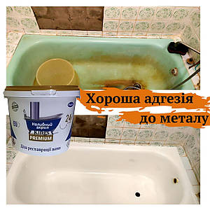 Наливний акрил для ванн Plastall (Пластол) Premium 1.2 м (2,4 кг) Оригінал Kings.in