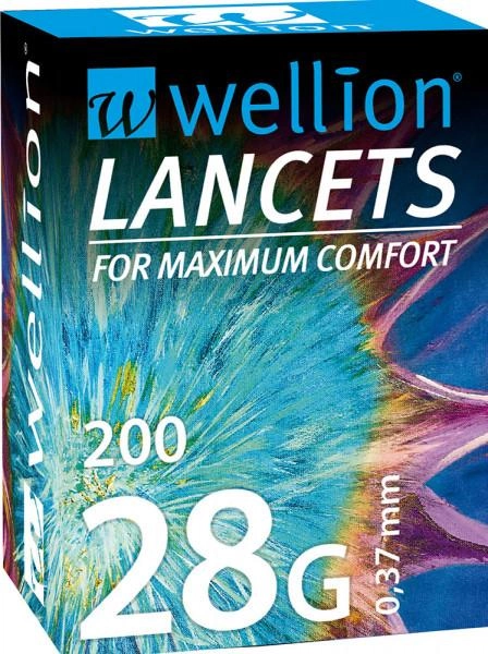 Ланцети Wellion 28G, 200 од.