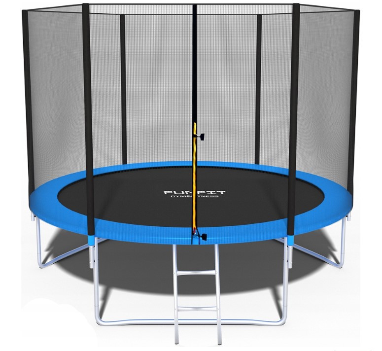 Батут Funfit 846 312 см FT 10 Чорно-синій, фото 1