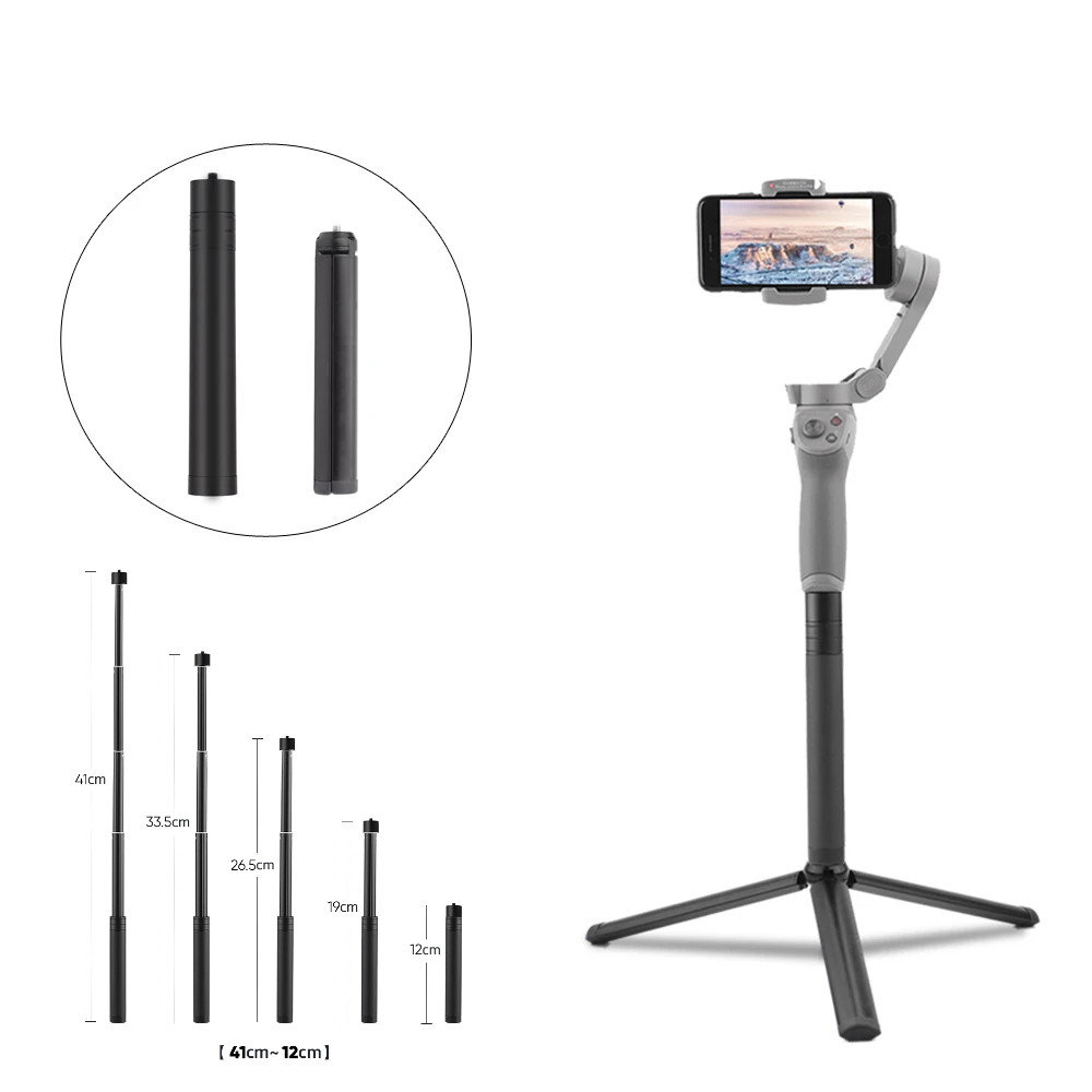 Штатив для DJI 41см, Подовжувач монопода з тримачем для телефону Veron TM16BHC