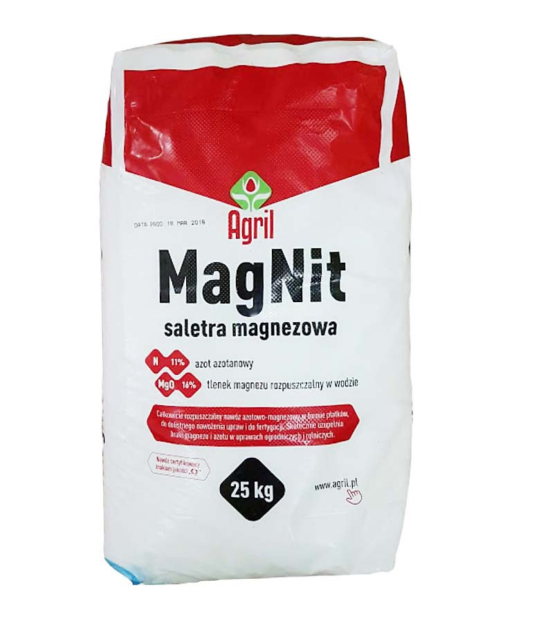 Нітрат магнію (MagNit), мінеральне добриво 25 кг, Agril, Польща