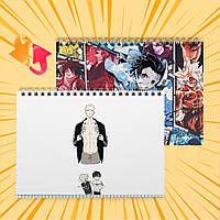 Зошит А5 48 арк. на пружині у клітинку 60 гр.м² 19 Days - One Day / 19 Днів Одного Разу 004