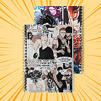 Зошит А5 48 арк. на пружині у клітинку 60 гр.м² 19 Days - One Day / 19 Днів Одного Разу 009