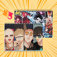 Зошит А5 48 арк. на пружині у клітинку 60 гр.м² 19 Days - One Day / 19 Днів Одного Разу 010