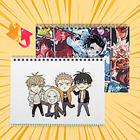 Зошит А5 48 арк. на пружині у клітинку 60 гр.м² 19 Days - One Day / 19 Днів Одного Разу 014