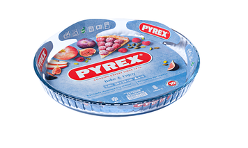 Форма для запікання "Pyrex" 28см скло кругла №813B000/8046/0766(6)