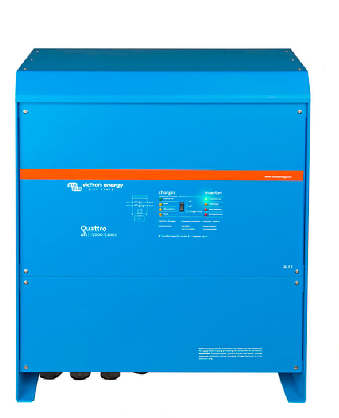 Гібридний інвертор Victron Energy Quattro 48/15000/200-100/100 (15 кВА/12 кВт, 1 фаза, без MPPT)