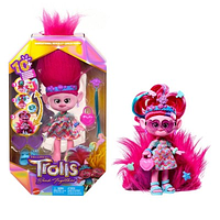 Кукла DreamWorks Trolls Band Together Fashion Doll & Accessories, Hairsational Reveals Queen Poppy or Viva Розочка