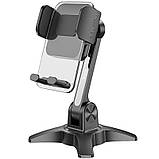 Тримач для телефону Hoco HD3 Joy push-type Space Black, фото 3