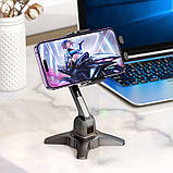 Тримач для телефону Hoco HD3 Joy push-type Space Black, фото 4