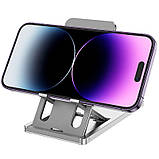Тримач для телефону Hoco HD5 Freedom Silver, фото 3