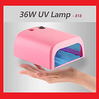 Лампа для маникюра электронная профессиональная универсальная UV 36 Вт JD 818 RSA_351