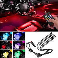 Підсвічування для салону автомобіля кольорове вологозахисне декоративне світлодіодне LED AMBIENT HR-01 RSA_234