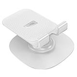 Тримач для телефону Hoco HD6 Winner dual-axis rotating White, фото 3