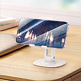 Тримач для телефону Hoco HD6 Winner dual-axis rotating White, фото 4