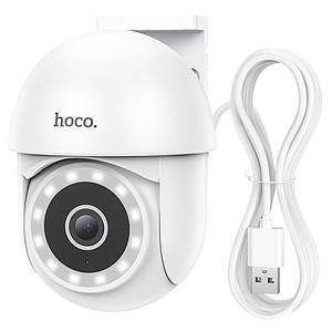 Камера видеонаблюдения Hoco D2 outdoor PTZ HD White