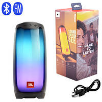 Bluetooth-колонка JBL PULSE 4, 12H, lightshow, speakerphone, радио, PowerBank, black