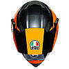 МОТОШОЛОМ ДУАЛСПОРТ AGV AX9 - TRAIL GUNMETAL/ORANGE, фото 7