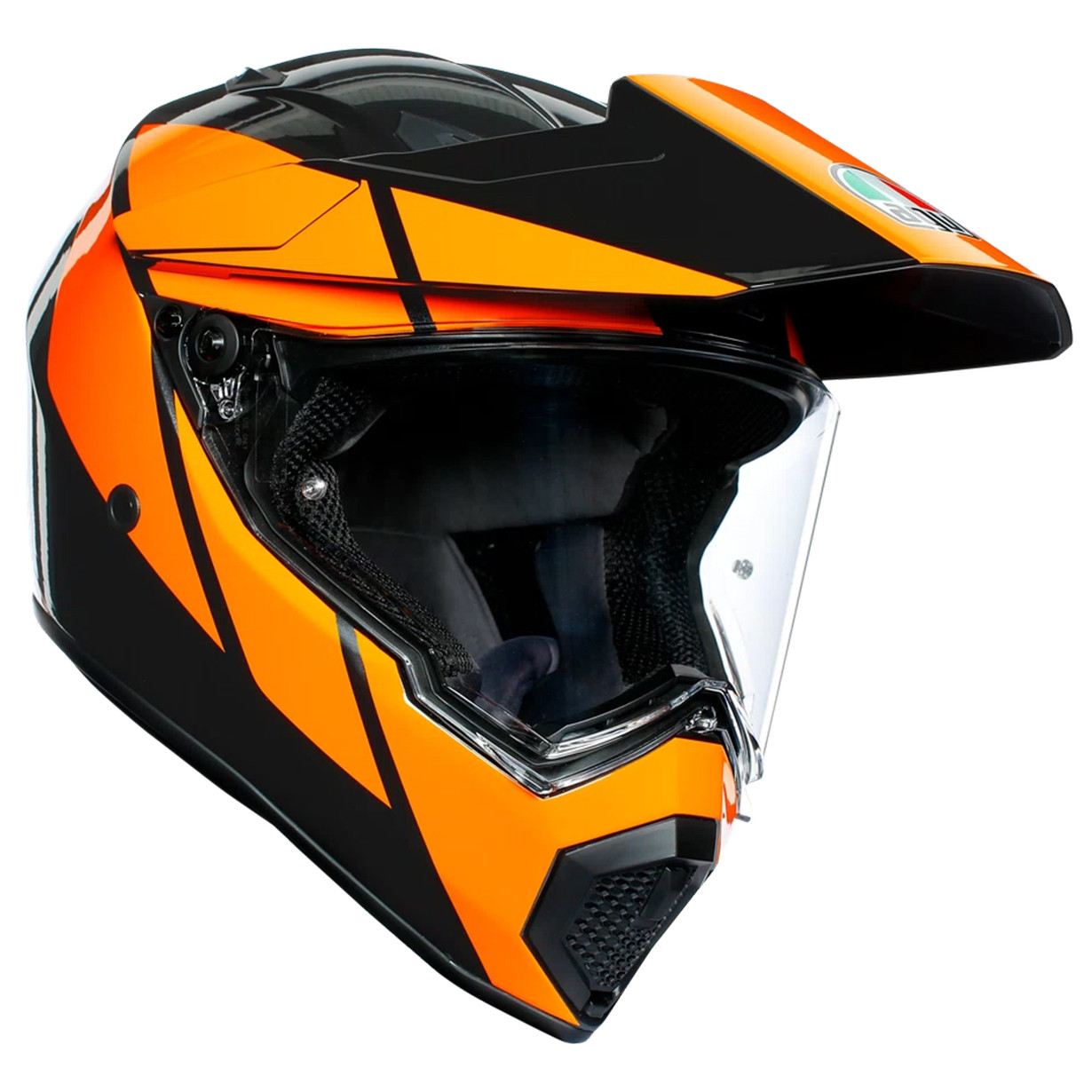 МОТОШОЛОМ ДУАЛСПОРТ AGV AX9 - TRAIL GUNMETAL/ORANGE, фото 1