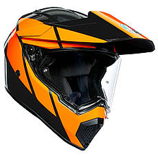 МОТОШОЛОМ ДУАЛСПОРТ AGV AX9 - TRAIL GUNMETAL/ORANGE
