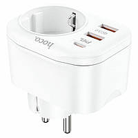 Мережевий зарядний пристрій HOCO NS3 Multifunctional socket (including 1c2a pd20w fast charge)