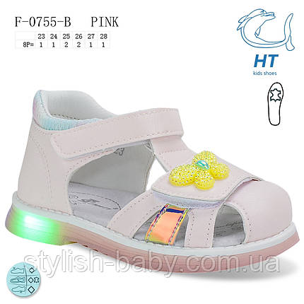 Дитяче літнє взуття гуртом. Дитячі босоніжки 2024 бренда Tom.m — HT kids для дівчаток (рр. з 23 по 28), фото 1
