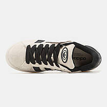 Чоловічі кросівки Adidas Campus 00s Beige Black Адідас Кампус бежеві замша демисезон, фото 5