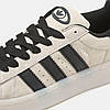 Чоловічі кросівки Adidas Campus 00s Beige Black Адідас Кампус бежеві замша демисезон, фото 9