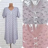 Нічна сорочка, туніка, розмір 4XL (56/58), бавовна, Туреччина.