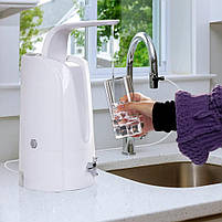 Настольный проточный очиститель с генератором щелочной воды и диспенсером Doctor-101 Daphne, фото 2