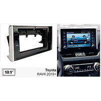 Переходная рамка Toyota RAV4 2019+ 10" с комплектом проводов