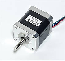 Кроковий двигун NEMA 17 (42мм) з подвійним валом, 2-фазний, 0,9 град/крок, 1,7 А, 4-провідний
