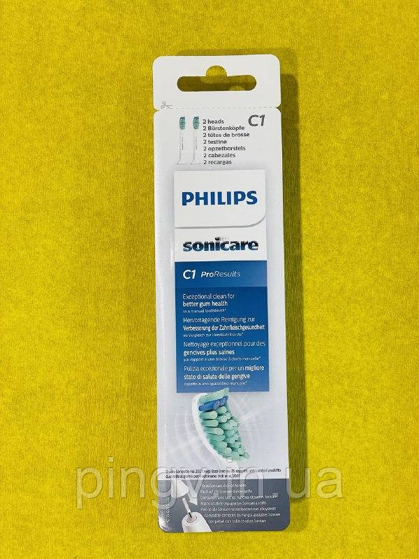 Насадки для електричних зубних щіток Philips Sonicare C1 ProResults HX6012 2 шт.