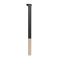 Ножка из металла и дерева (Бук) H=730mm (профільна труба: 40x40x1,2mm)