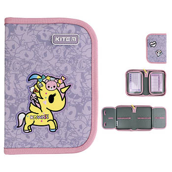 Пенал-книжка без наповнення Kite NEW tokidoki 20x14x4 (TK24-622)