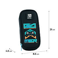 Пенал м'який Kite NEW Newer Quiet 21x8x4 (K24-662-18), фото 2